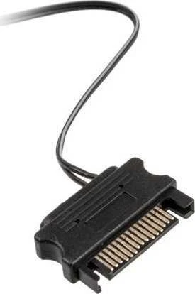 Kolink 1-4 PWM Fan Splitter Cable – 35 cm, braided, juodas