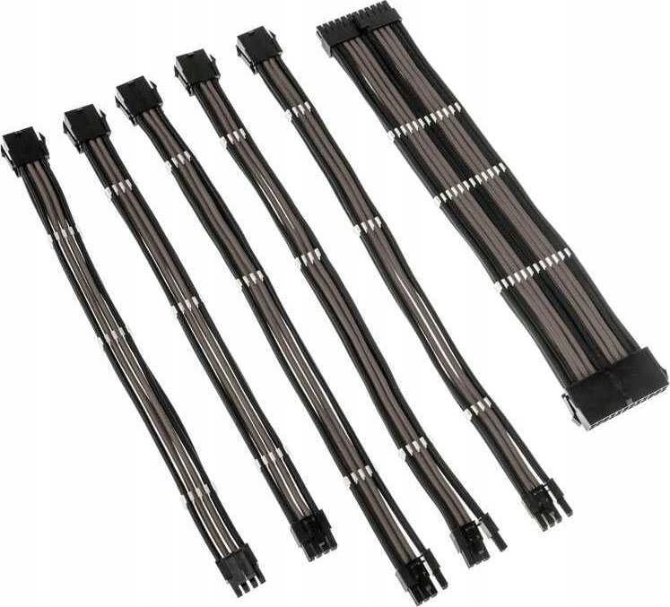Kolink Core Adept Braided Cable Extension Kit – Juodas/Gunmetal