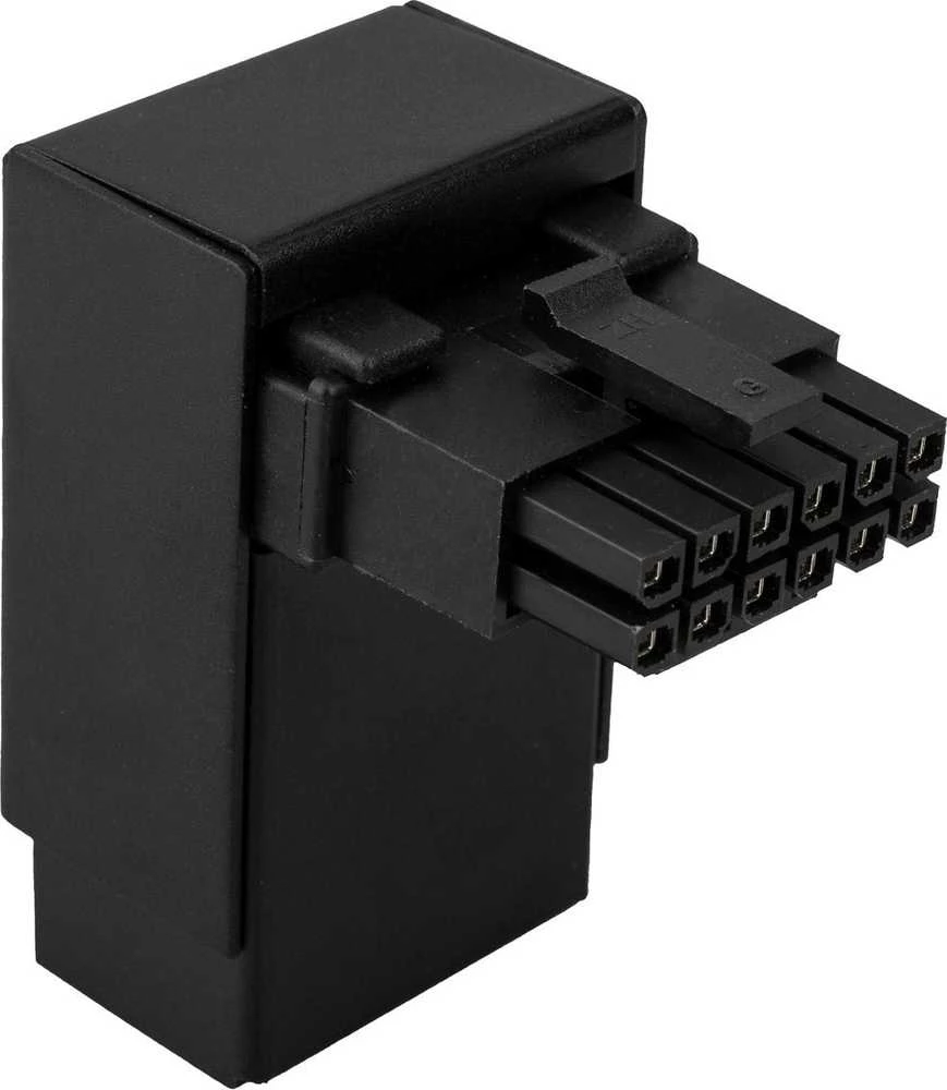 Kolink Core Pro 12V-2×6 90 Degree Adapteris – Type 2, juodos spalvos