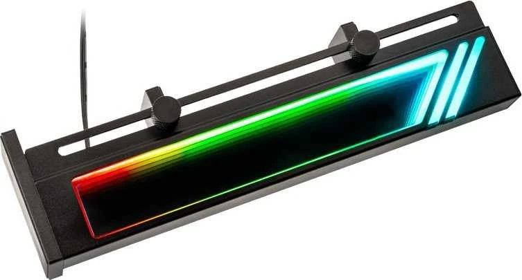 Kolink Core Pro Aluminum Infinity Mirror GPU Support – juodos spalvos