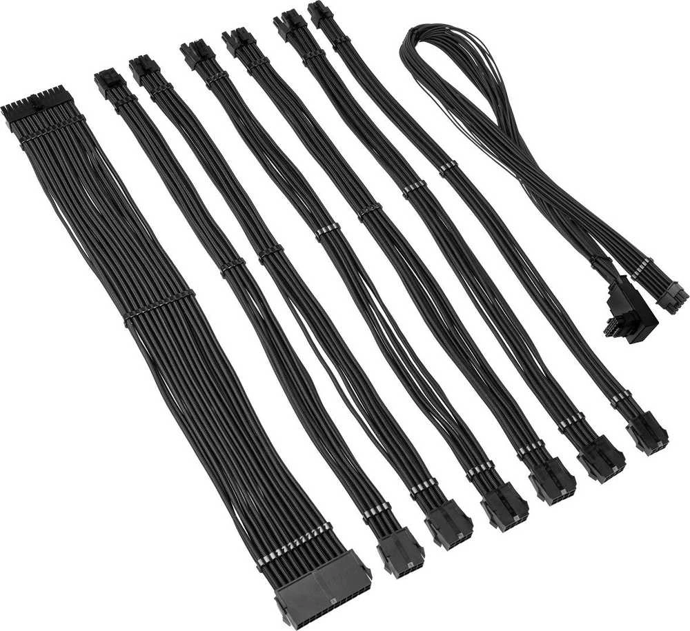 Kolink Core Pro Braided Cable Extension Kit 12V-2×6 Type 1 – Jet Juodas