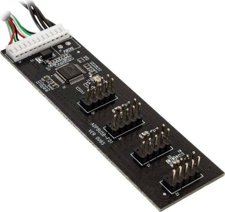 „Kolink“ USB 2.0 šakotuvo plokštė, įskaitant 60 cm USB ir „Molex“ laidą