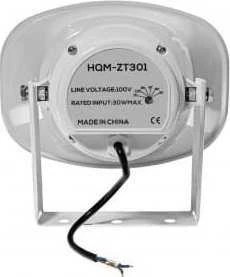HQM-ZT301 30W 100V garsinis signalinis garsiakalbis, baltas