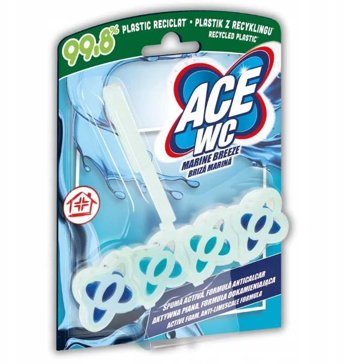 WC tualeto gaiviklis-valiklis ACE, Marine breeze, 48 g