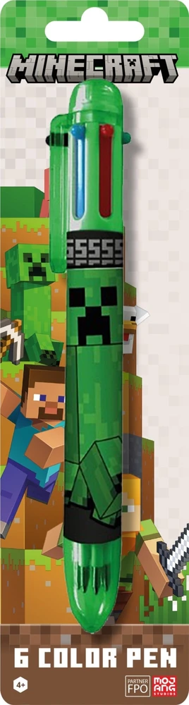 Wow Generation MINECRAFT 6 spalvų rašiklis, 303713