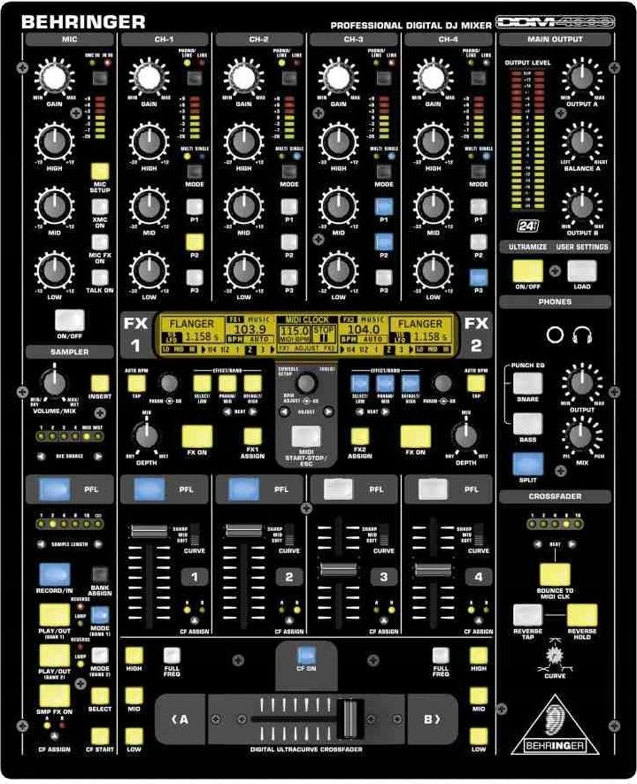 Behringer DDM4000 garsų maišiklis 5 kanalai