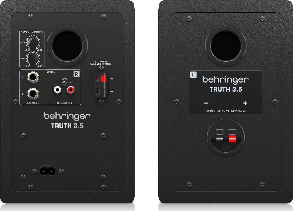 Kompiuterio kolonėlės „Behringer TRUTH 3.5“ aktyvių studijos monitorių pora, 3,5 colio