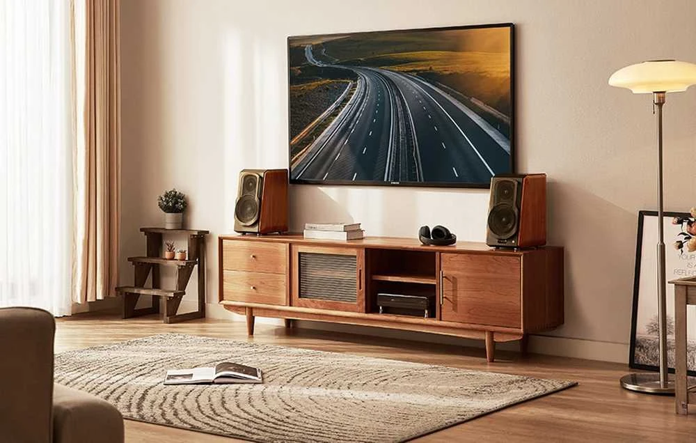 Kolonėlės Edifier S1000W, WiFi/Bluetooth, Rudos spalvos