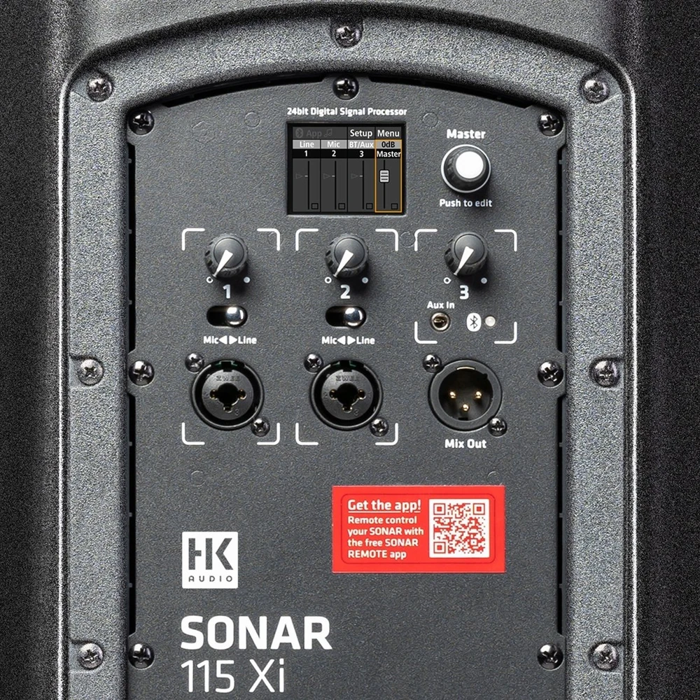 HK Audio Sonar 115 Xi - aktyvi 2 juostų garsiakalbis