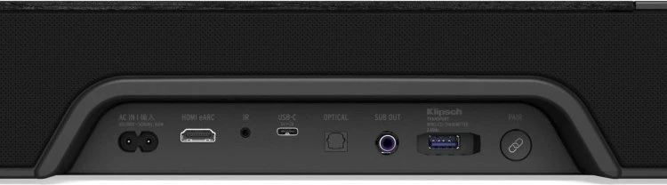 Namų kino sistema Klipsch Flexus Soundbar Core 100 2.1 Dolby Atmos, juoda