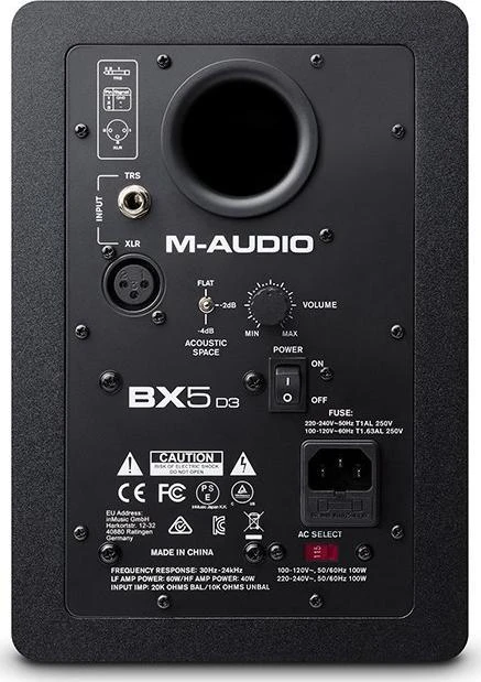 Garso koloėlė M-AUDIO BX5 D3, Juoda