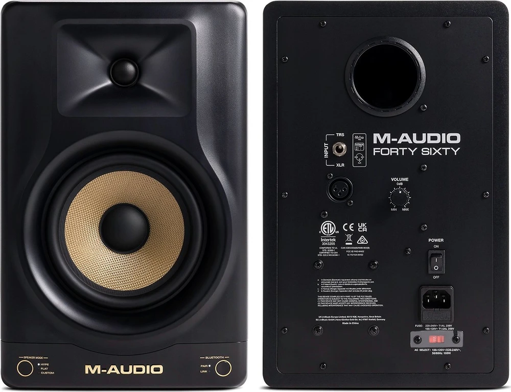 Garso kolonėlė M-AUDIO FORTY SIXTY, 1 vnt. Juodos spalvos