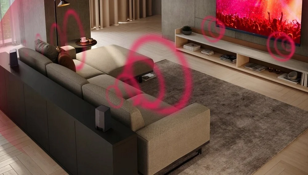 Sharp AQUOS Surround Speakers | CP-AWS2001 | Wi-Fi | Bluetooth | Belaidė jungtis