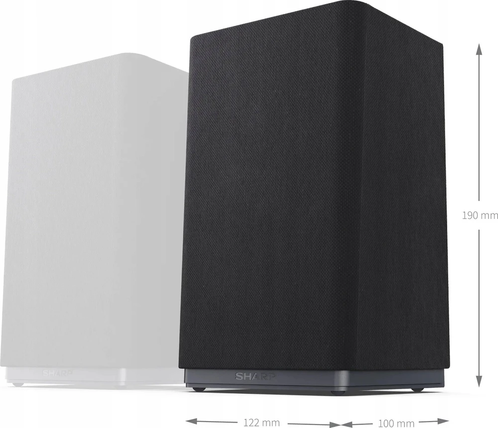 Sharp AQUOS Surround Speakers | CP-AWS2001 | Wi-Fi | Bluetooth | Belaidė jungtis