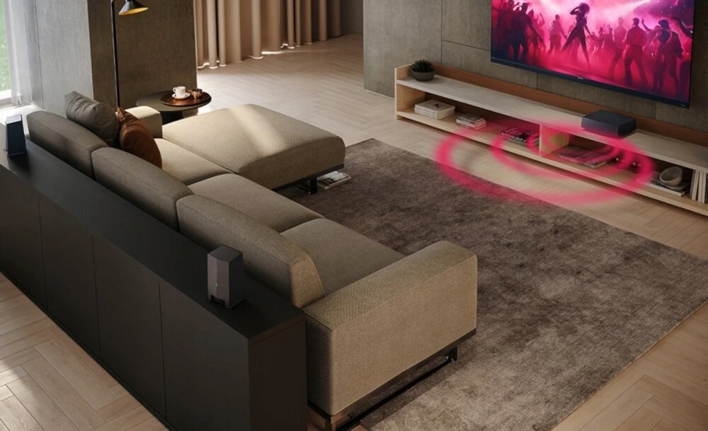 Sharp AQUOS Surround Subwoofer | CP-AWS0101 | Wi-Fi | Belaidė jungtis