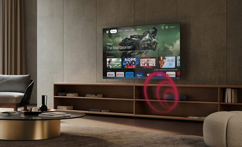 Sharp AQUOS Surround Subwoofer | CP-AWS0101 | Wi-Fi | Belaidė jungtis