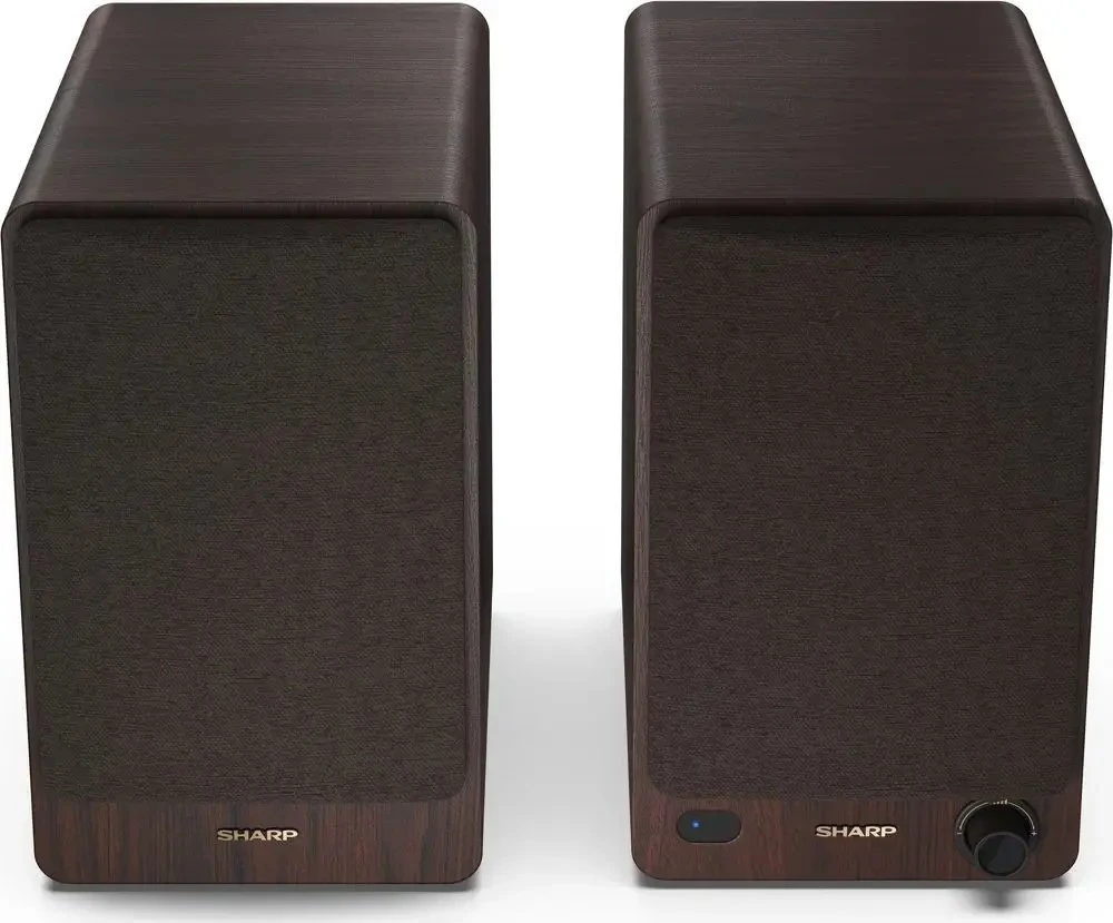 Kompiuterio kolonėlės Sharp CP-SS30 lentyninės kolonėlės, rudos | Sharp | Garsiakalbiai | CP-SS30(BR) Lentyninė kolonėlė | 60 W | „Bluetooth“ | Belaidė jungtis | Ruda