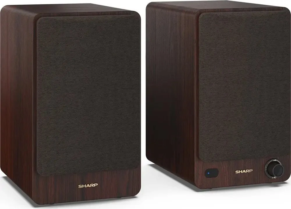 Kompiuterio kolonėlės Sharp CP-SS30 lentyninės kolonėlės, rudos | Sharp | Garsiakalbiai | CP-SS30(BR) Lentyninė kolonėlė | 60 W | „Bluetooth“ | Belaidė jungtis | Ruda