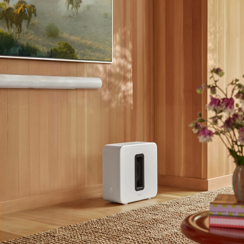 Žemų dažnių garsiakalbis Sonos Sub 4, Baltos spalvos