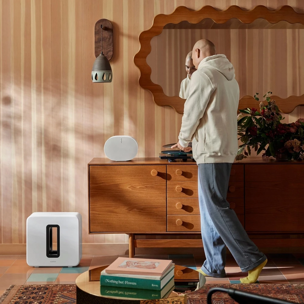 Žemų dažnių garsiakalbis Sonos Sub 4, Baltos spalvos