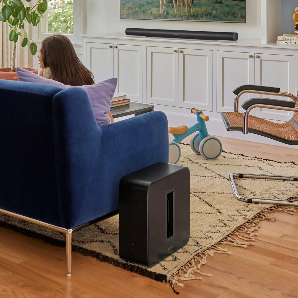 Žemų dažnių garsiakalbis Sonos Sub 4, Juodos spalvos
