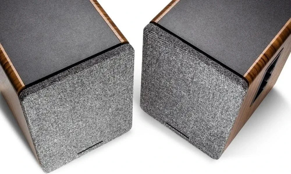 Kompiuterio kolonėlės Kolumna Wavemaster BASE 2.0 Bluetooth wood/pilka retail