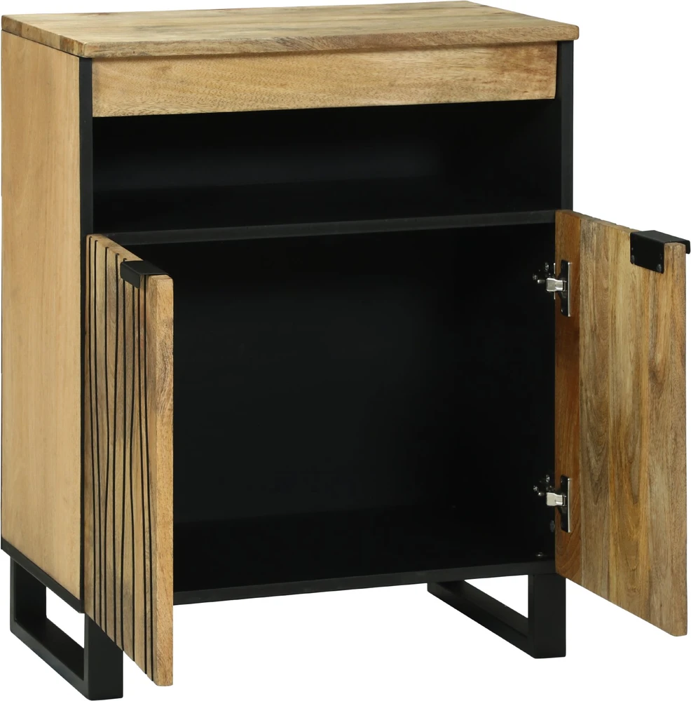 Komodas Ruda 60 x 33 x 75 cm mango medienos masyvas