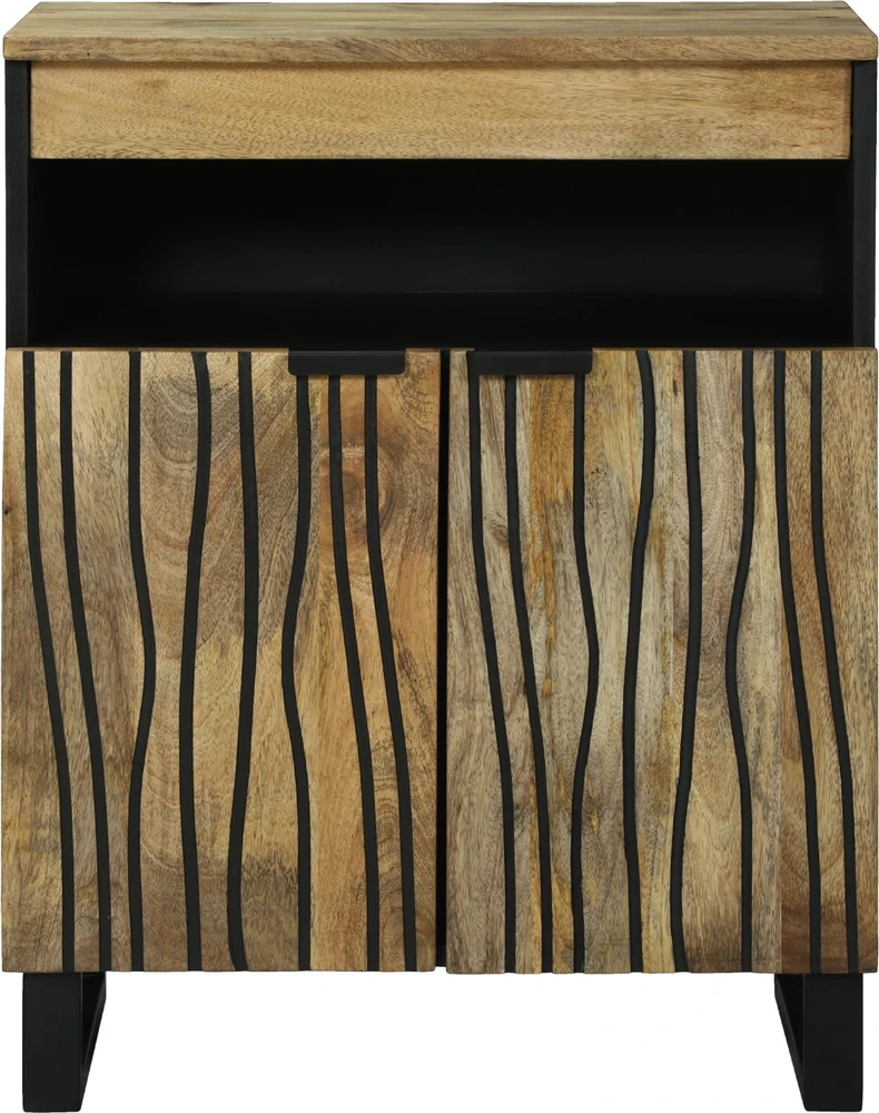 Komodas Ruda 60 x 33 x 75 cm mango medienos masyvas