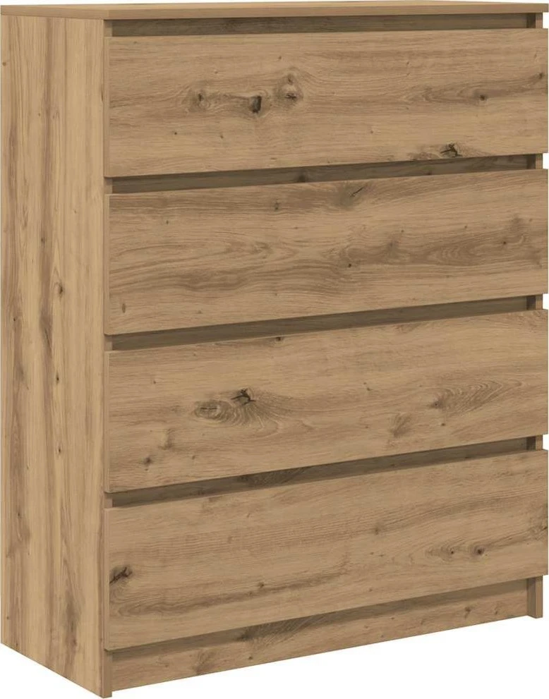 indauja Artisan ąžuolas 80x35x99 cm inžinerinė mediena