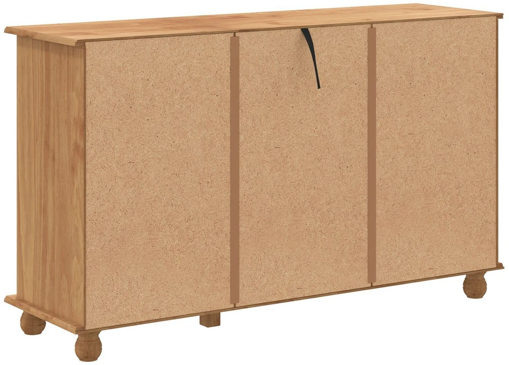 Komoda ASKIM Ruda 79 x 40 x 133,5 cm Kietos pušies mediena