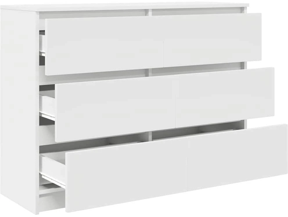 indauja balta 100x35x76 cm inžinierinė mediena