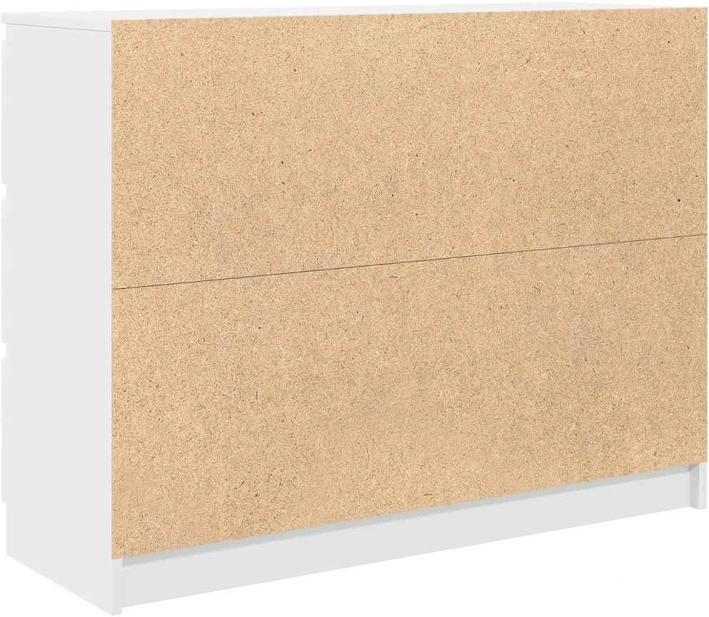 indauja balta 100x35x76 cm inžinierinė mediena