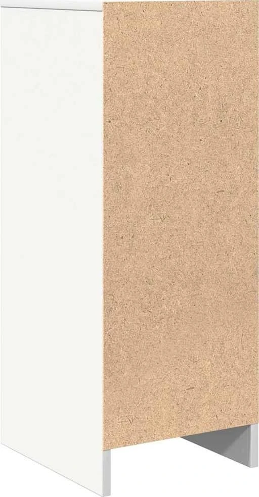 Šoninė spintelė, baltos spalvos, 29,5x34x76cm, apdirbta mediena