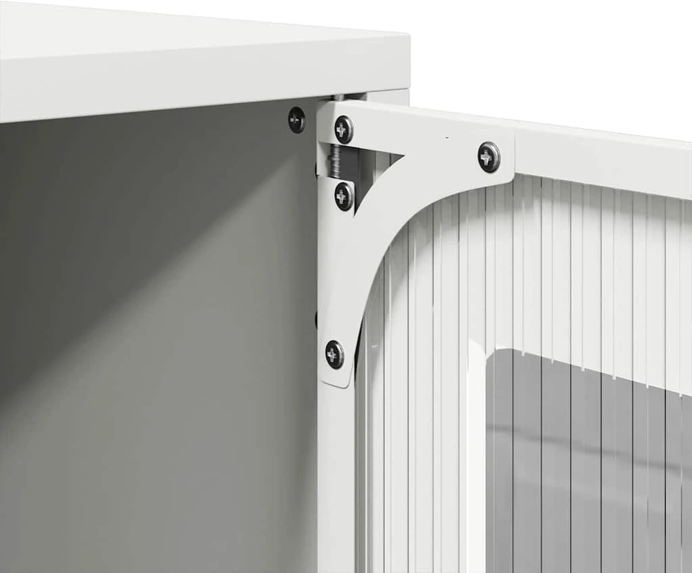 Highboard Baltas 68x39x123 cm Plienas