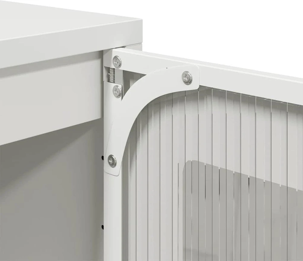 Highboard Baltas 68x39x123 cm Plienas