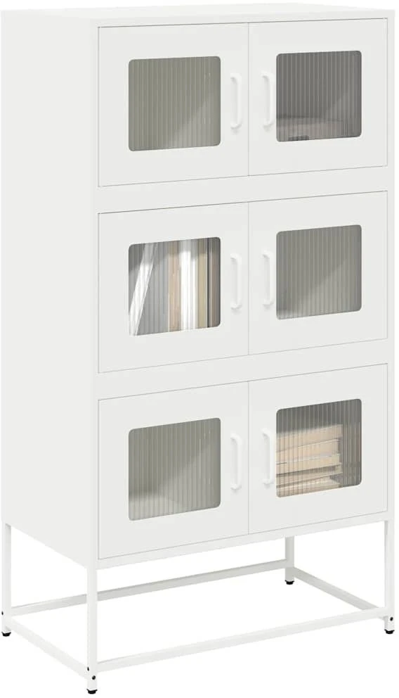 Highboard Baltas 68x39x123 cm Plienas