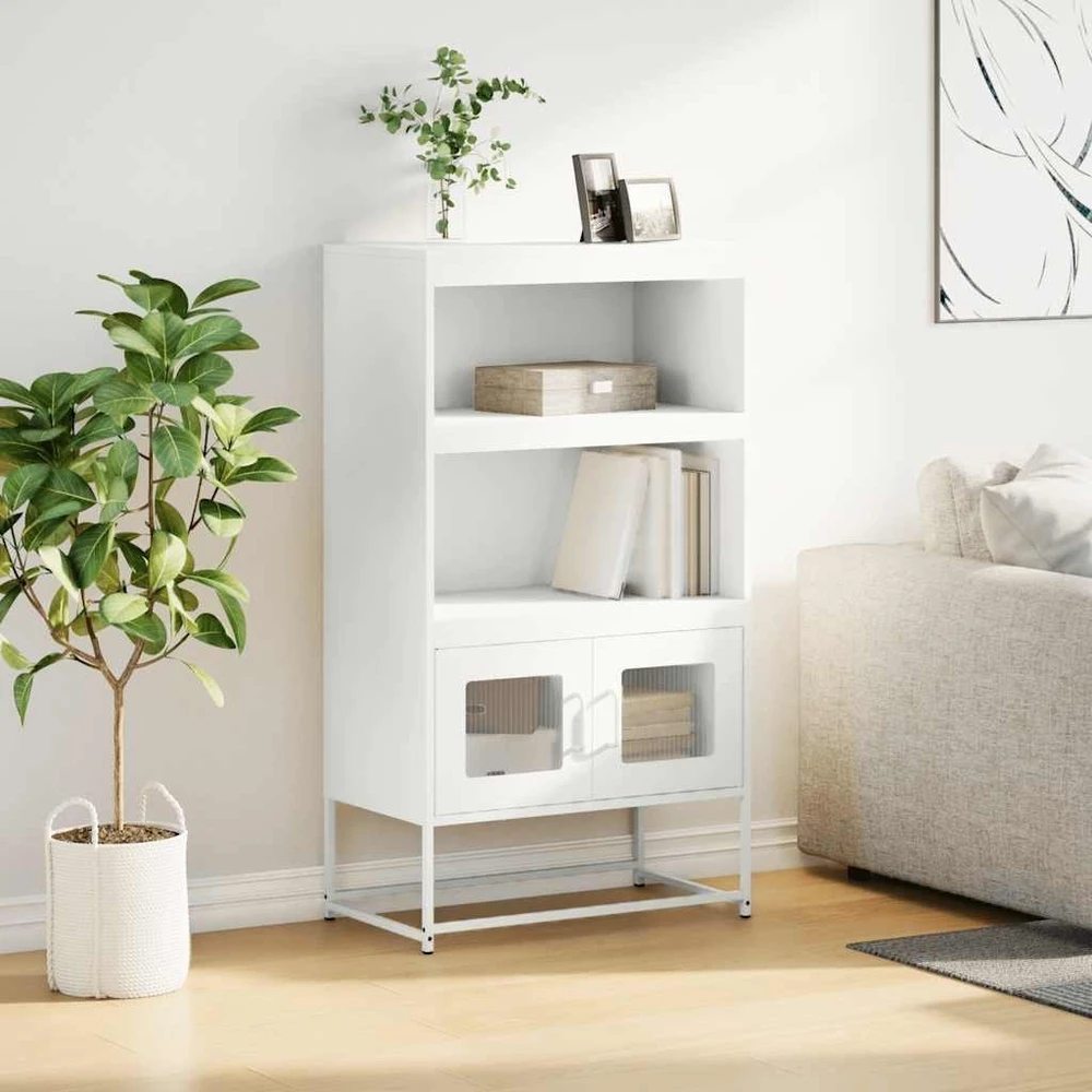 Highboard Baltas 68x39x123 cm Plienas
