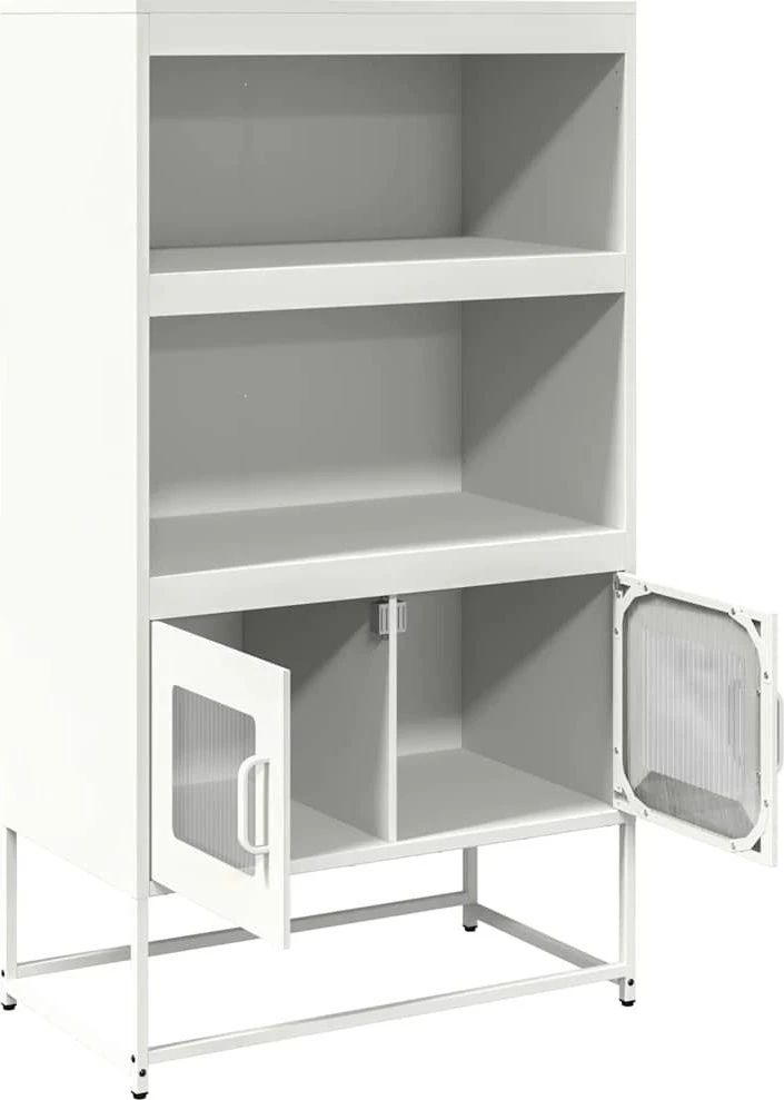 Highboard Baltas 68x39x123 cm Plienas