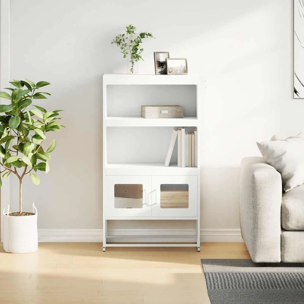 Highboard Baltas 68x39x123 cm Plienas
