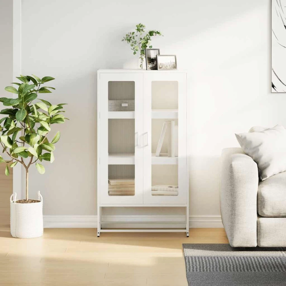 Highboard Baltas 68x39x123 cm Plienas