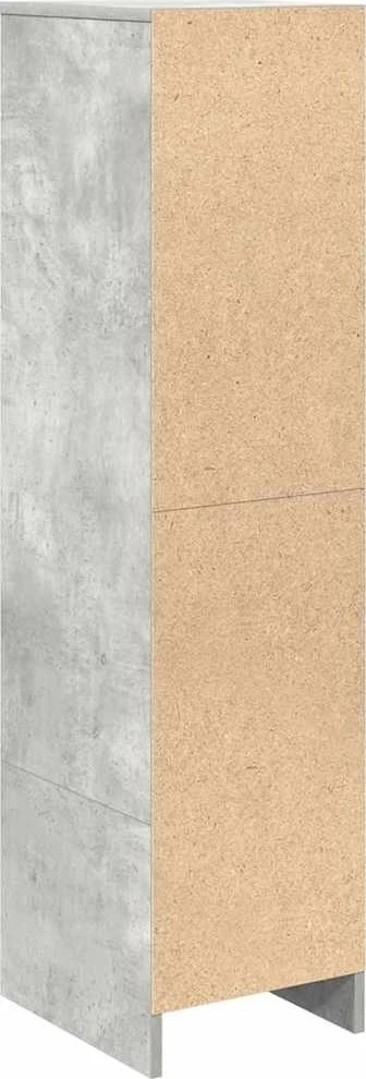 Komoda, betono pilkos spalvos 29,5x34x119,5 cm apdirbta mediena