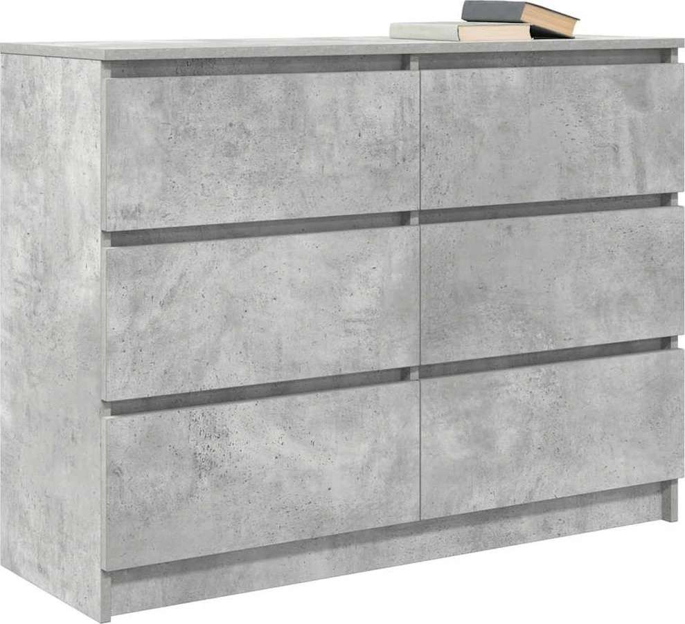 indauja Betonas Pilkas 100x35x76 cm Inžinierinė mediena