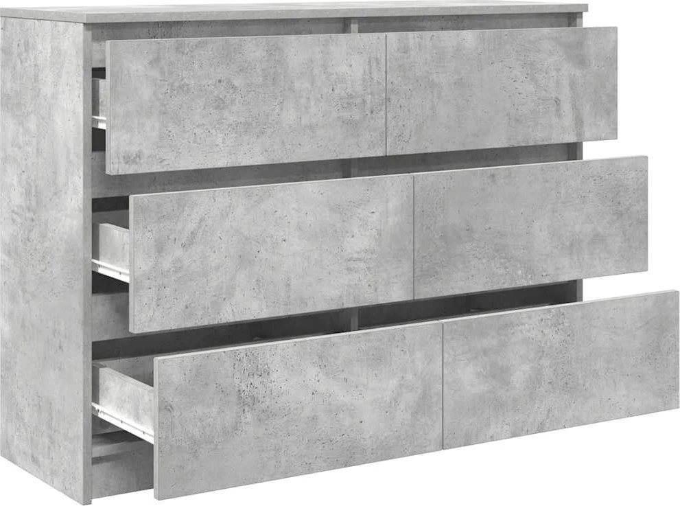 indauja Betonas Pilkas 100x35x76 cm Inžinierinė mediena