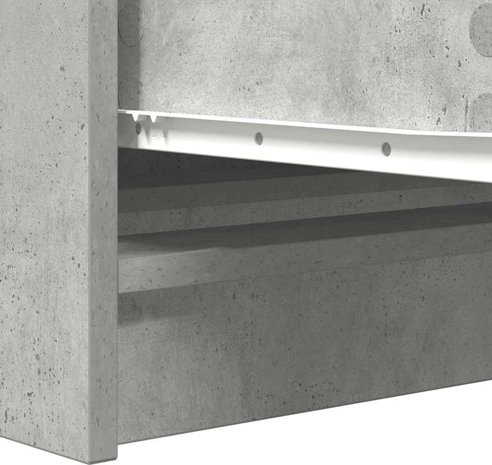 indauja Betonas Pilkas 100x35x76 cm Inžinierinė mediena