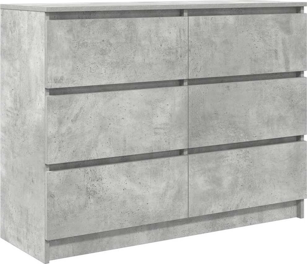 indauja Betonas Pilkas 100x35x76 cm Inžinierinė mediena