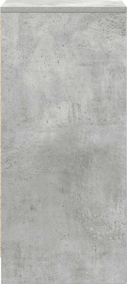 Šoninė spintelė, betono pilka, 29,5x34x76 cm, apdirbta mediena