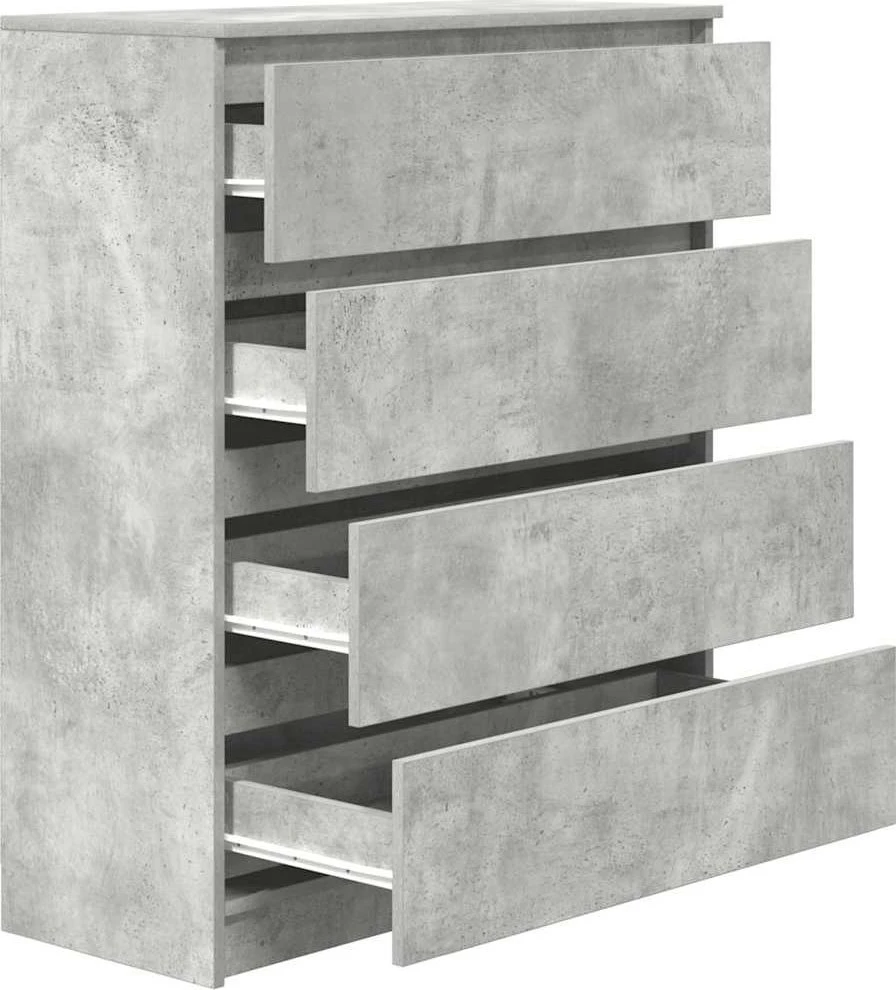 indauja Betonas Pilkas 80x35x99 cm Inžinierinė mediena