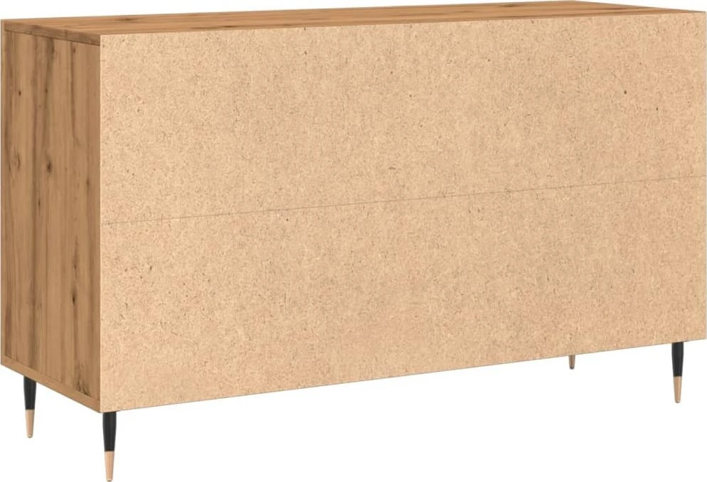 Šoninė spintelė, artisano ąžuolo, 100x36x60cm, apdirbta mediena