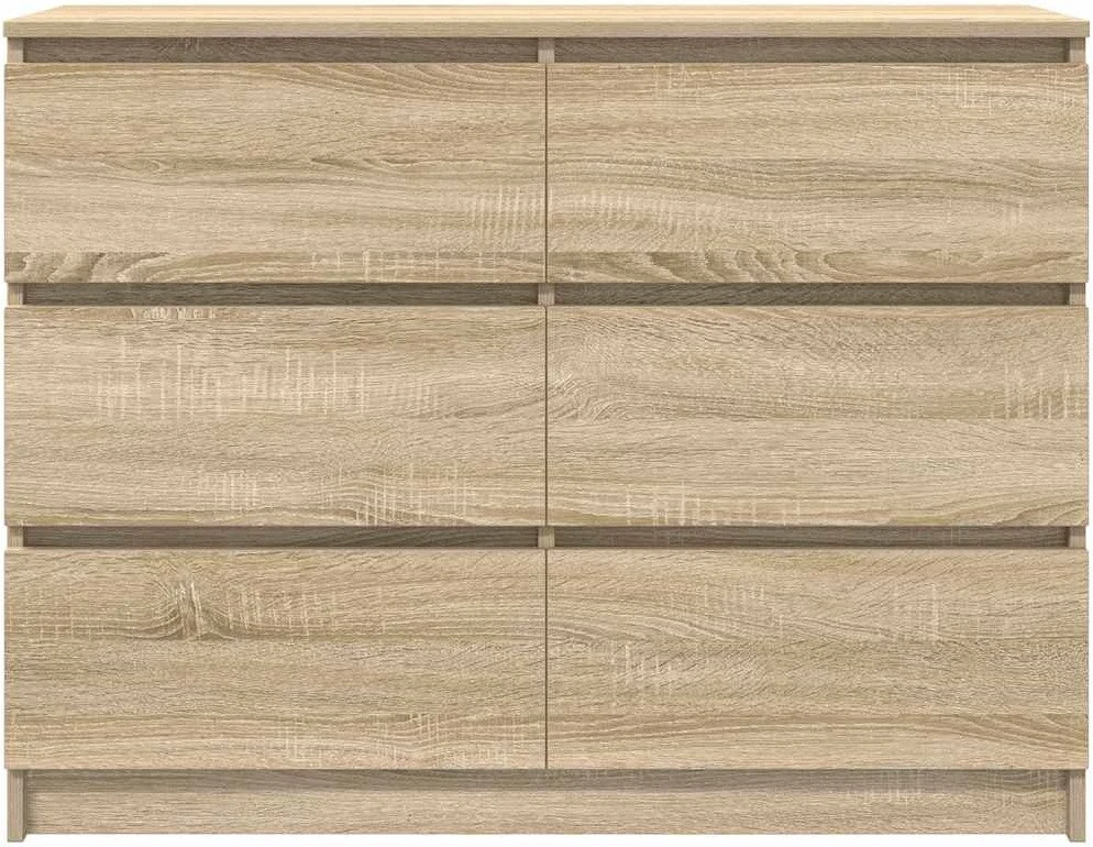 indauja Sonoma ąžuolas 100x35x76 cm inžinerinė mediena