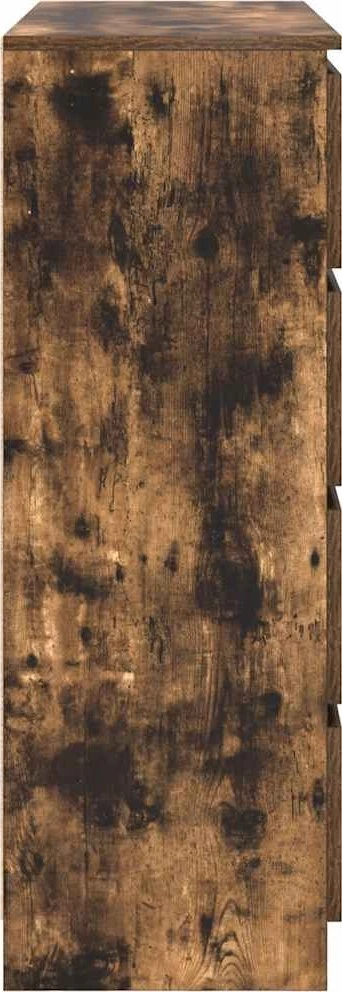 Šoninė spintelė, dūminio ąžuolo, 100x35x99 cm, apdirbta mediena